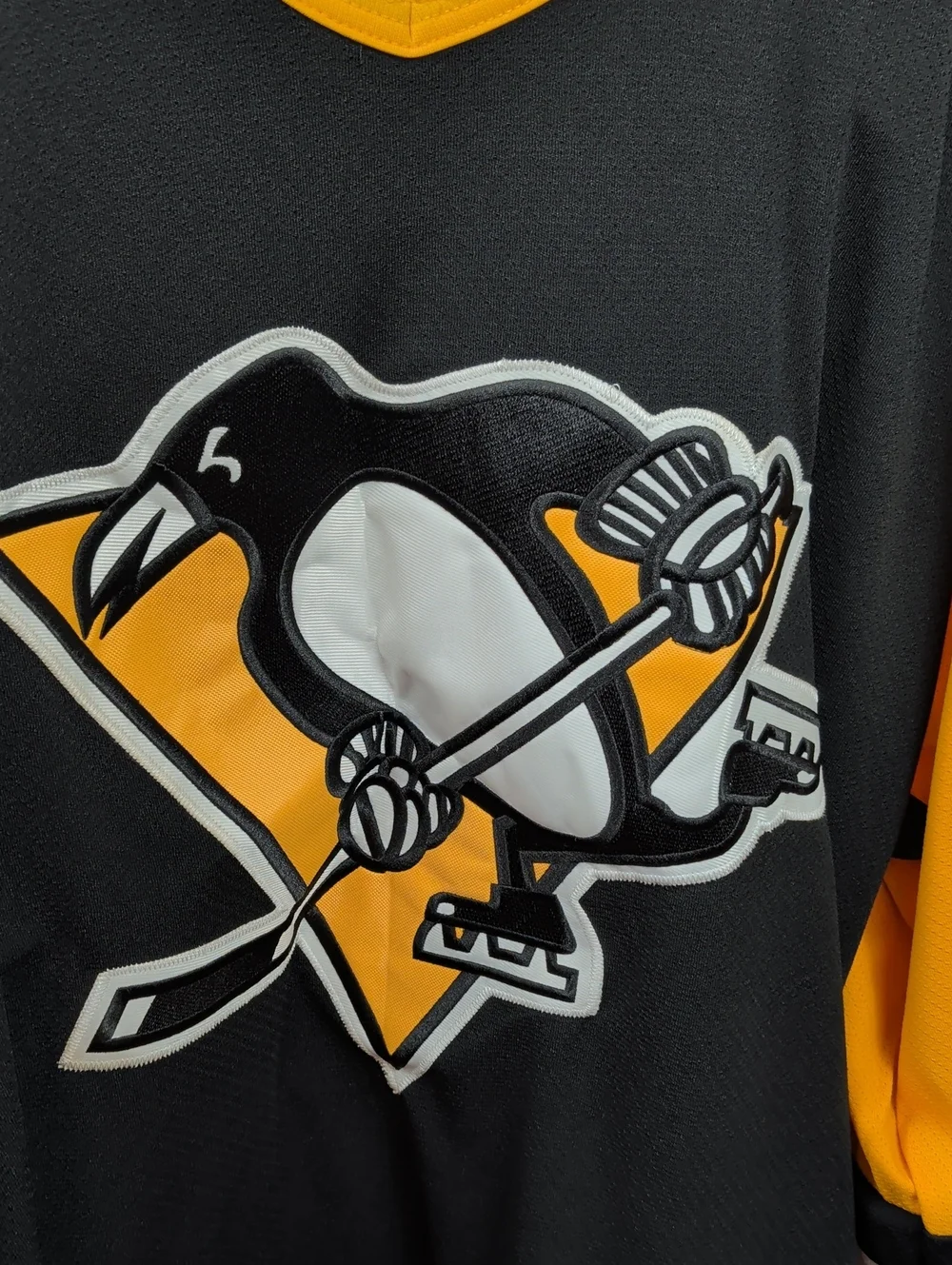 Ron FRANCIS Pittsburgh PENGUINS 10 Off. Lic. CCM Vintage Jersey, Size Men's 54